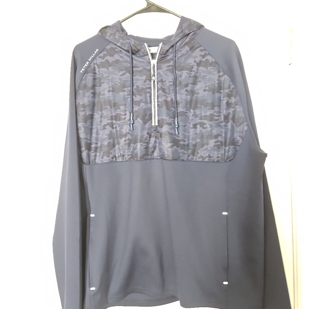 Womens Peter Millar Navy Camo Jacket